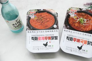 [닭집아들 신제품] 직화무뼈국물닭발 & 직화로제무뼈닭발 — 5점을 준 리뷰어가 2023년 5월 올린 사용 사진