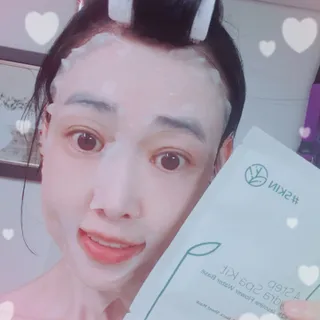 태그스킨 4스텝 주름개선 피부미백 영양 마스크팩 3개 세트(최신버전) — 5점을 준 리뷰어가 2022년 5월 올린 사용 사진