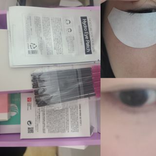 피비에스코리아 [오마이셀프] 셀프 속눈썹펌 키트 뷰러펌 파마 세트 — 5점을 준 리뷰어가 2022년 1월 올린 사용 사진