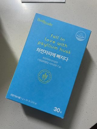 메디포스트 모비타 바디코드 식이섬유 차전자피에 빠지다 30포 — 5점을 준 리뷰어가 2023년 1월 올린 사용 사진