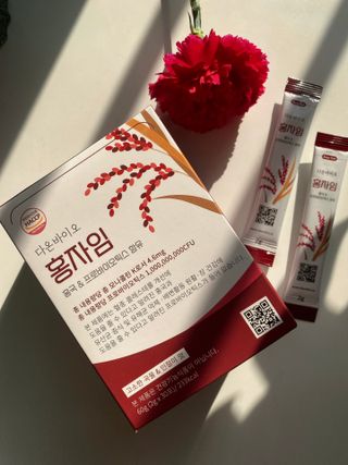 하루 1포로 콜레스테롤, 유산균, 고역가 소화효소까지 한번에 섭취! 다온바이오 홍자임 1개월분(30포) — 5점을 준 리뷰어가 2023년 2월 올린 사용 사진