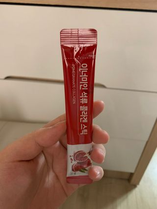 이너미인 석류 콜라겐 스틱 — 5점을 준 리뷰어가 2021년 1월 올린 사용 사진