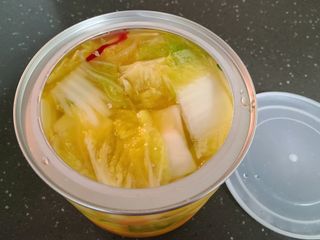셰프애찬 단호박 백김치 1kg — 5점을 준 리뷰어가 2022년 10월 올린 사용 사진
