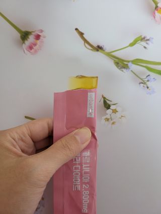 주식회사 얼굴반쪽 [얼굴반쪽 가르시니아 2,800mg] x 14포 1주 젤리 다이어트 보조제 체지방감소 — 5점을 준 리뷰어가 2021년 12월 올린 사용 사진