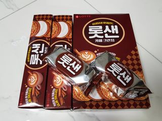 롯데제과 롯샌 카페크런치 — 5점을 준 리뷰어가 2021년 10월 올린 사용 사진