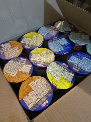 NISSIN 닛신 컵누들  4종 - 씨푸드오리지날, 씨푸드 스파이시, 씨푸드 커리, 씨푸드 XO소스 — 4점을 준 리뷰어가 2022년 4월 올린 사용 사진