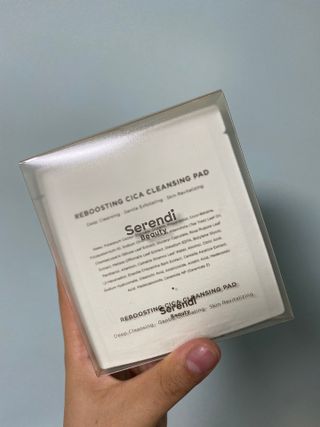 세렌디뷰티 리부스팅 시카 클렌징 패드 — 5점을 준 리뷰어가 2021년 7월 올린 사용 사진