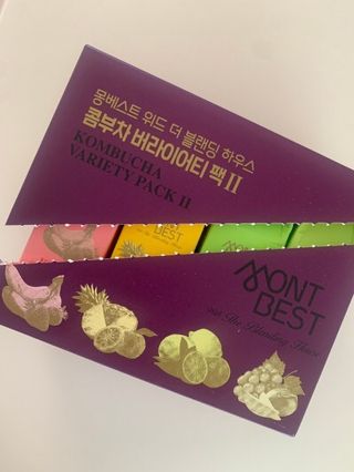 [몽베스트] 위드 더 블랜딩 하우스 콤부차 _ 버라이어티팩II — 5점을 준 리뷰어가 2024년 4월 올린 사용 사진