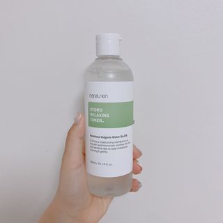 나나스킨 하이드로릴렉싱토너 — 5점을 준 리뷰어가 2021년 6월 올린 사용 사진