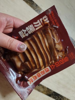 한끼통살 슬라이스 닭가슴살 — 5점을 준 리뷰어가 2023년 2월 올린 사용 사진