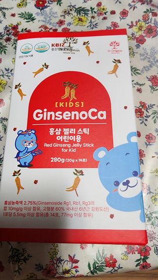 (주)닥터오레고닌 진세노카 키즈 홍삼젤리스틱 — 5점을 준 리뷰어가 2023년 8월 올린 사용 사진