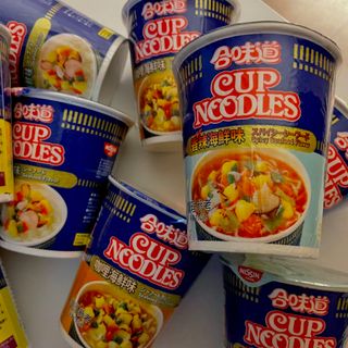 NISSIN 닛신 컵누들  4종 - 씨푸드오리지날, 씨푸드 스파이시, 씨푸드 커리, 씨푸드 XO소스 — 5점을 준 리뷰어가 2022년 4월 올린 사용 사진