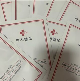 닥터마시멜로 마블러스 멀티 클리닉 마스크 — 4점을 준 리뷰어가 2021년 4월 올린 사용 사진