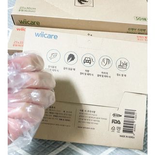 위케어 진짜 산화생분해가 가능한 위생장갑,롤백,지퍼백 친환경 제품 — 5점을 준 리뷰어가 2021년 2월 올린 사용 사진