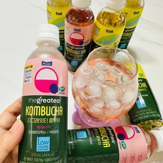 더그레잇티 콤부차 [매일유업] 더그레잇티 44kcal 콤부차 300ml *12개입 (오리지널 6개+베리리치 6개) — 5점을 준 리뷰어가 2023년 7월 올린 사용 사진