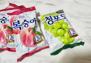 청포도캔디 복숭아캔디 — 5점을 준 리뷰어가 2022년 11월 올린 사용 사진