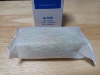 제이제이바이오 허브마사지바 올인원 알약비누 — 5점을 준 리뷰어가 2021년 12월 올린 사용 사진