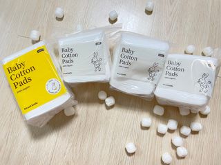 디어엘로디 프리미엄 유기농 베이비 솜티슈 40매 3 + 1 PACK — 5점을 준 리뷰어가 2021년 2월 올린 사용 사진