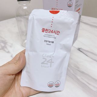 클린24시간 1BOX(5포) + 전용보틀(500ml) — 4점을 준 리뷰어가 2023년 5월 올린 사용 사진