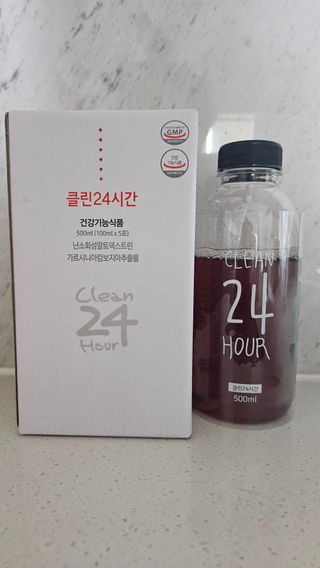 클린24시간 1BOX(5포) + 전용보틀(500ml) — 5점을 준 리뷰어가 2023년 7월 올린 사용 사진
