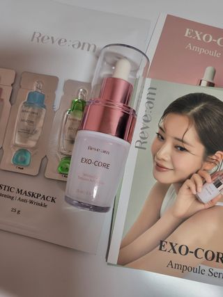 나우 [리브엠] 123억개 엑소좀으로 채운 눈부신 광채, 엑소코어 화이트닝 텐션 앰플 — 5점을 준 리뷰어가 2023년 8월 올린 사용 사진