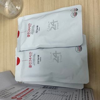 클린24시간 1BOX(5포) + 전용보틀(500ml) — 4.5점을 준 리뷰어가 2023년 3월 올린 사용 사진