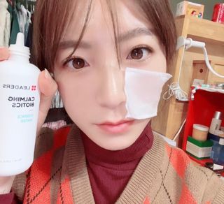 리더스코스메틱 리더스 카밍 바이오틱스 에센스 워터 — 5점을 준 리뷰어가 2021년 12월 올린 사용 사진