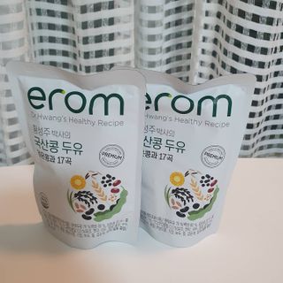 이롬 황성주 박사의 국산콩 두유 검은콩과 17곡 프리미엄 — 5점을 준 리뷰어가 2021년 5월 올린 사용 사진