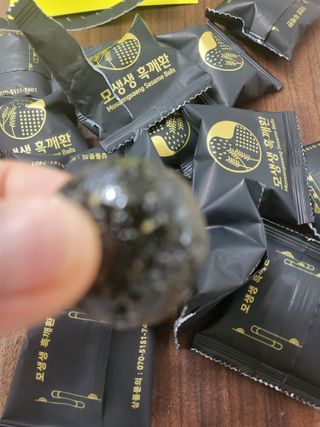원더라이프 모생생흑깨환 — 5점을 준 리뷰어가 2022년 6월 올린 사용 사진