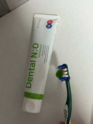 프리마인 유해균 뿐만 아니라 유익균까지 씻어내는 치약은 그만, 건강한 구강환경을 만드는 덴탈엔오 — 4점을 준 리뷰어가 2023년 4월 올린 사용 사진