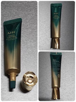 [NEW 탄력유턴 아이크림] AHC 유스 래스팅 리얼 아이크림 포 페이스 — 5점을 준 리뷰어가 2021년 3월 올린 사용 사진