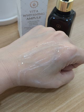 소담스퀘어 상암 솔포그 비타민 화이트닝 앰플 50ml 안티에이징 항산화 가미 잡티 트러블 세라마이드 — 5점을 준 리뷰어가 2022년 11월 올린 사용 사진