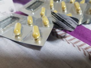 메디타민 원헌드레드 그린프로폴리스 — 5점을 준 리뷰어가 2021년 10월 올린 사용 사진