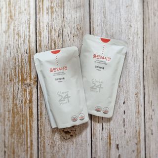 클린24시간 1BOX(5포) + 전용보틀(500ml) — 4점을 준 리뷰어가 2022년 8월 올린 사용 사진