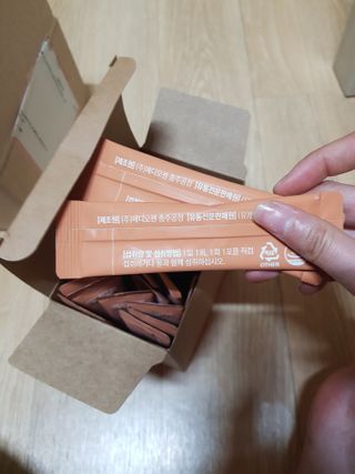 웰리카 다이어트 프로바이오틱스 — 5점을 준 리뷰어가 2021년 1월 올린 사용 사진