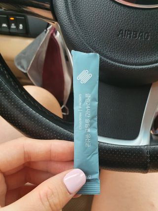 클린24시간 슬림앤유산균 1박스 (3.5g X 15포) — 5점을 준 리뷰어가 2022년 8월 올린 사용 사진