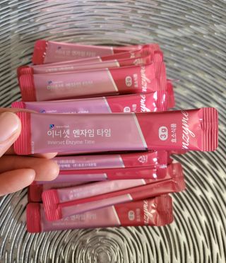 이너셋 엔자임 타임 1개월분, 3gX30포X1박스 곡물발효효소 유산균 — 5점을 준 리뷰어가 2023년 3월 올린 사용 사진