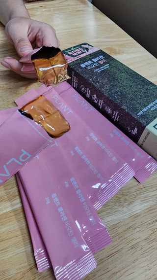 [NOW] 플랜트 콜라겐 비오틴 젤리 2박스_올리브영 전용 — 5점을 준 리뷰어가 2024년 5월 올린 사용 사진