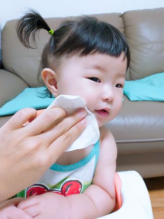 디어엘로디 오가닉 무표백 건티슈 — 5점을 준 리뷰어가 2022년 8월 올린 사용 사진