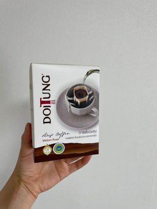 도이퉁 드립백 커피 60g 다크로스트 미디움로스트 — 5점을 준 리뷰어가 2021년 3월 올린 사용 사진