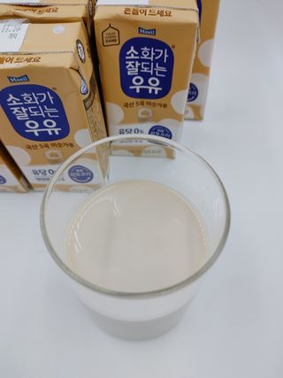 소화가 잘되는 우유 국산 5곡 미숫가루 — 4점을 준 리뷰어가 2021년 9월 올린 사용 사진