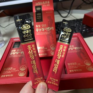 광동생활건강 광동 명품 홍삼정데일리 10mL x 30포 — 5점을 준 리뷰어가 2023년 4월 올린 사용 사진