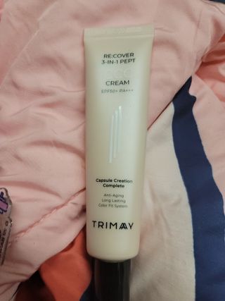 트리마이 3가지 기능을 동시에 느낄 수 있는 Color Control Change, 리커버리 3인1 펩트 CCC 크림 — 5점을 준 리뷰어가 2022년 11월 올린 사용 사진