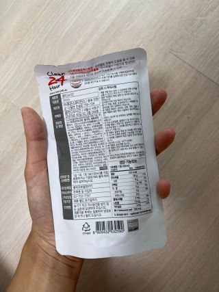 클린24시간 1BOX(5포) + 전용보틀(500ml) — 5점을 준 리뷰어가 2022년 10월 올린 사용 사진