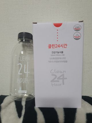 클린24시간 1BOX(5포) + 전용보틀(500ml) — 5점을 준 리뷰어가 2023년 5월 올린 사용 사진