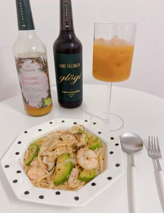H365 [Kaskein Luomutyrniglögi] 핀란드 전통 무알콜 멀드와인 시벅톤 글로기 — 5점을 준 리뷰어가 2021년 5월 올린 사용 사진