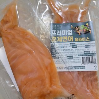 밸런스 다이어트랩 밸다랩 프리미엄 훈제연어 슬라이스 120g — 4점을 준 리뷰어가 2023년 4월 올린 사용 사진