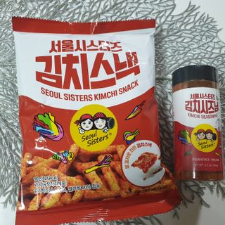 [서울시스터즈] 김치시즈닝 국내 최초 뿌려먹는 김치파우더 100g 1개+ 신제품 김치스낵 90g 2개 — 5점을 준 리뷰어가 2021년 8월 올린 사용 사진
