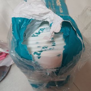 아베크 펫 와이드 프리미엄 대형 애견 강아지 배변 패드 30매 1팩 80g — 5점을 준 리뷰어가 2021년 7월 올린 사용 사진