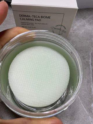 디에이브 더마-테카 바이옴 카밍패드 60매 — 5점을 준 리뷰어가 2022년 11월 올린 사용 사진